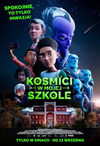 plakat filmu Kosmici w mojej szkole