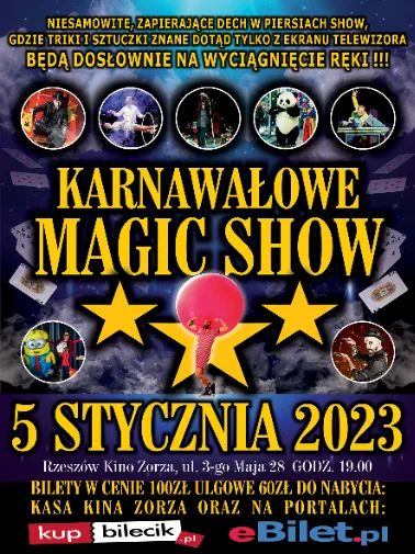 Karnawałowe Magic Show - Champions of Illusion